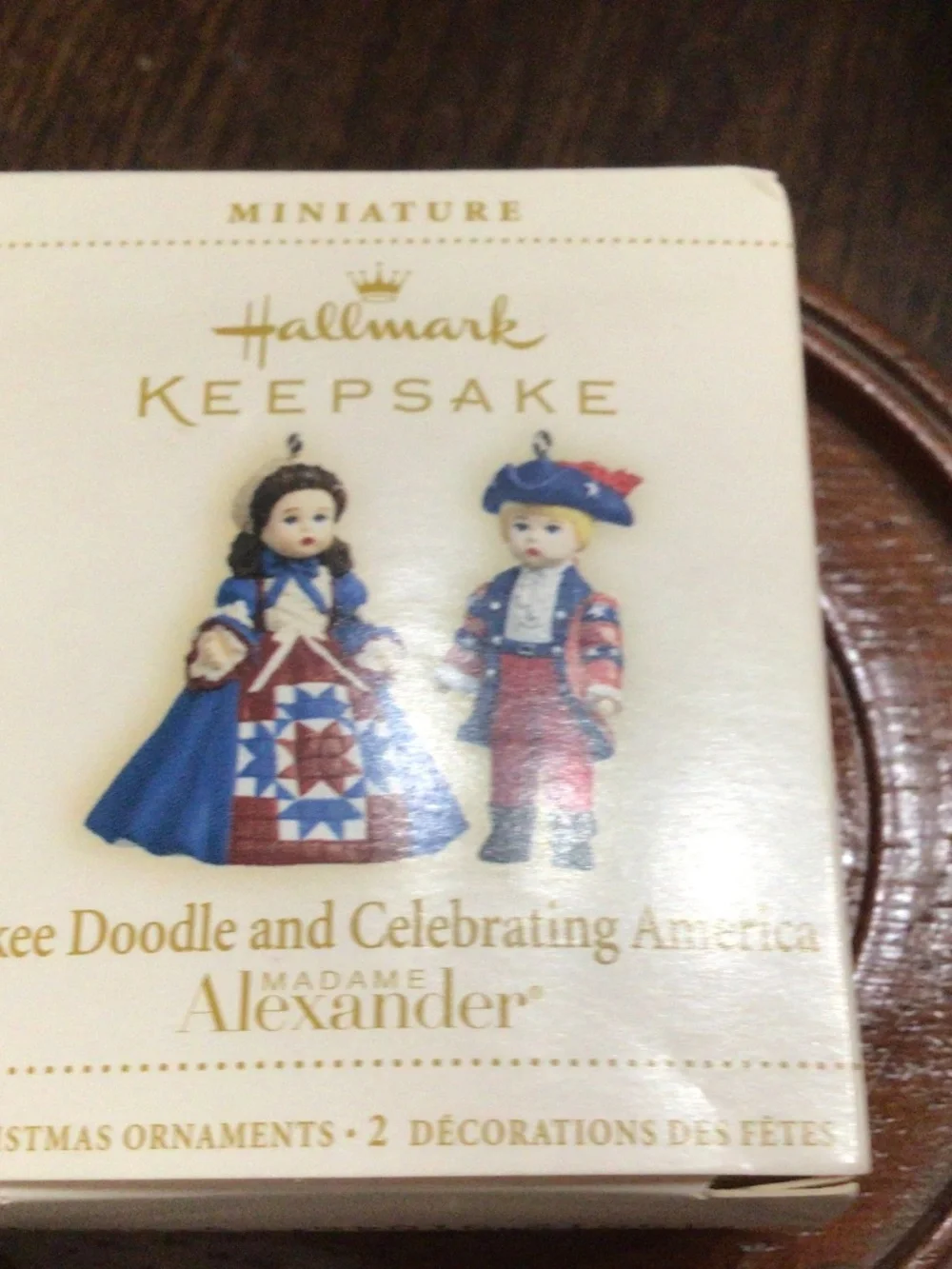 Vintage Hallmark Miniature Yankee Doodle & Celebrating America.Madame Alexander